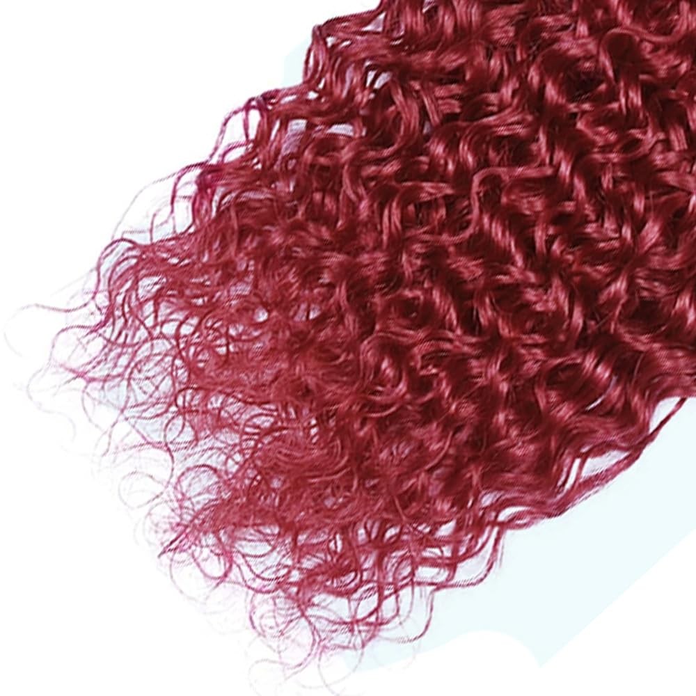 30 32 34 Inch 150G Vinmdonm Burgundy Human Hair Bundles 99J Water Wave 3