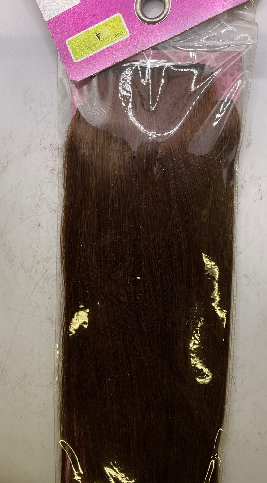 Hair Couture 100% Human Remy Hair Clip & Go 12 Piece Dual Pack 18″ Color: 4