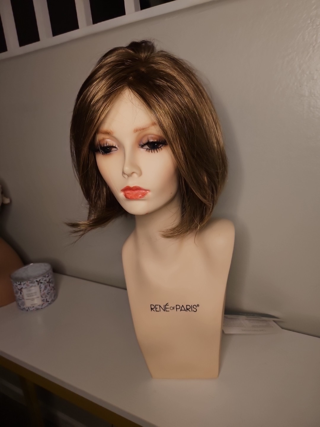 Unspoken Wig By GABOR Color GL27-29 Chocolate Caramel, Lace Front, Mono Part.