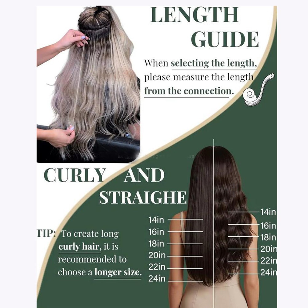Curly WavyPre Bonded Keratin Fusion Keratin K Tip Human Hair Extensions 100S 70g
