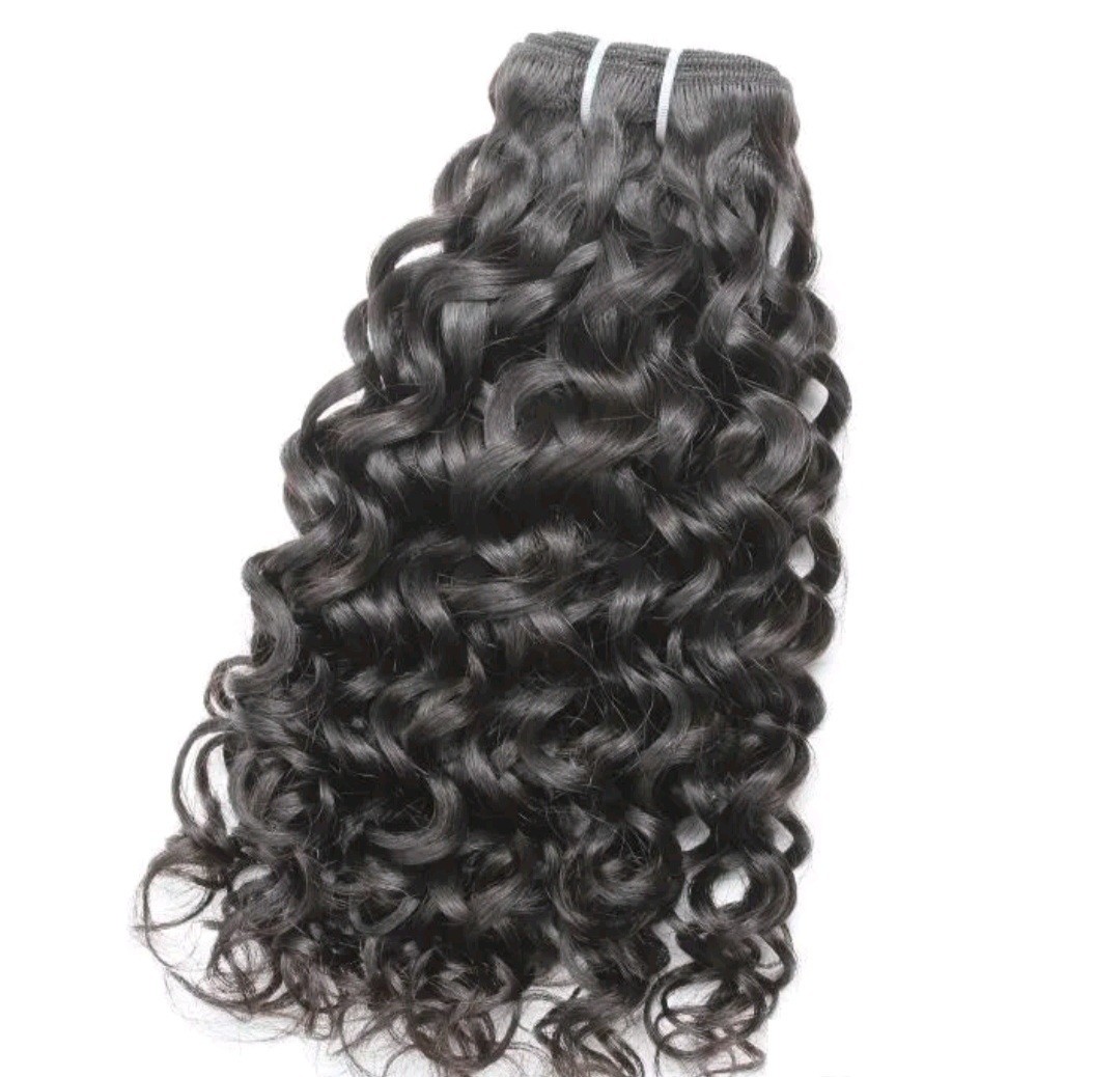 12A RAW CAMBODIAN VIRGIN HUMAN HAIR WATER WAVES 14+16+18INCHES 3BUNDLES 300g 1B#