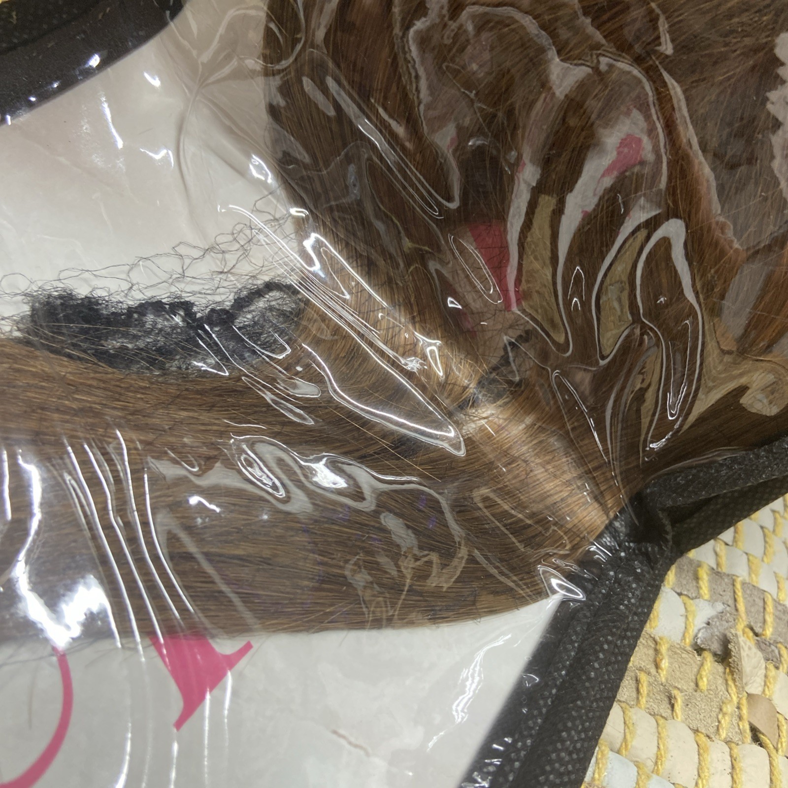 Hidden Crown PO-HN-0902 HN-ECT-#6-R. 5 X 2.75 Remy Hair Easi Topper Brown