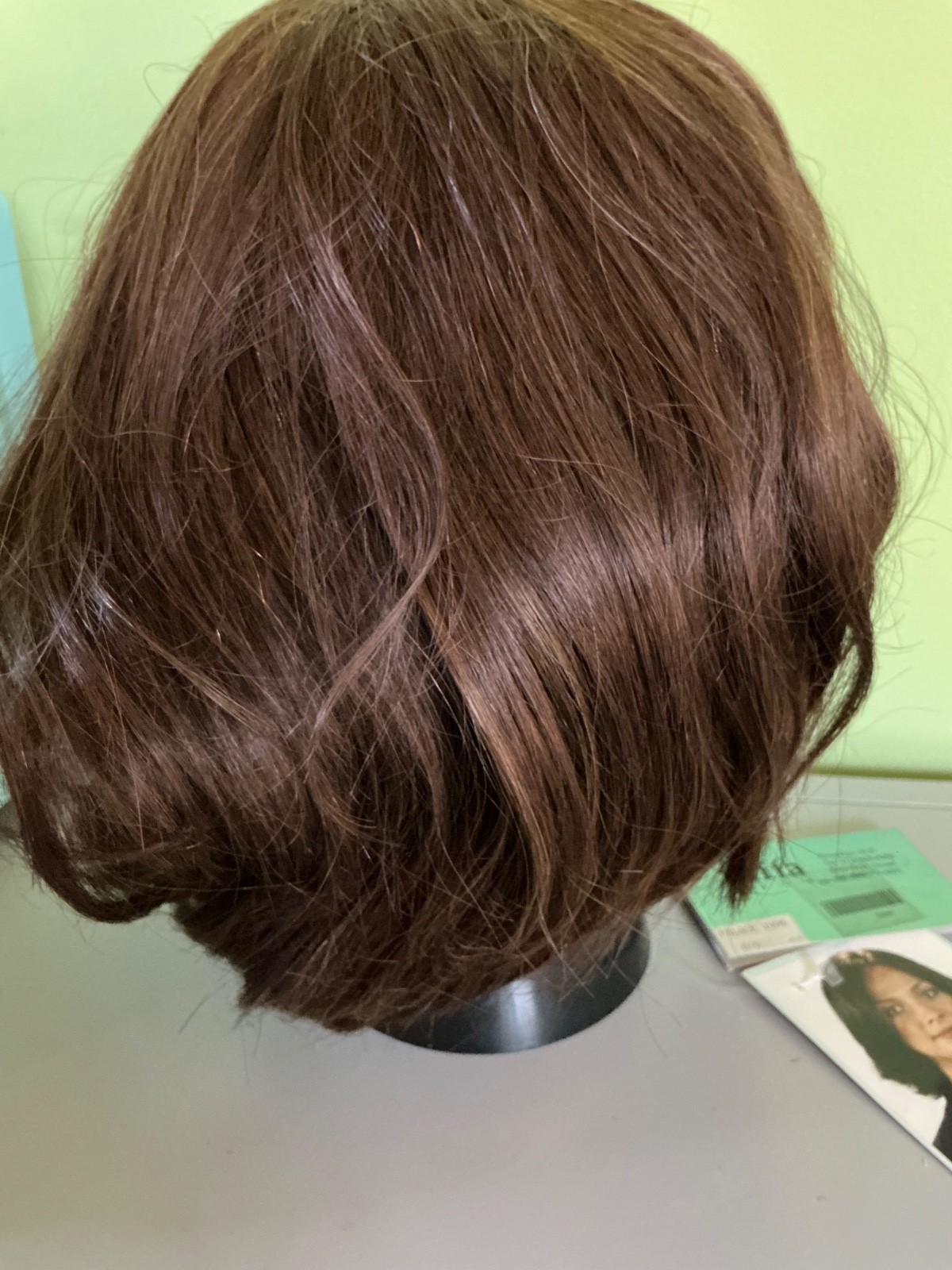 NIB Yaffa 100% Palace Collection Fine Human Hair Short Wig Color 8/6