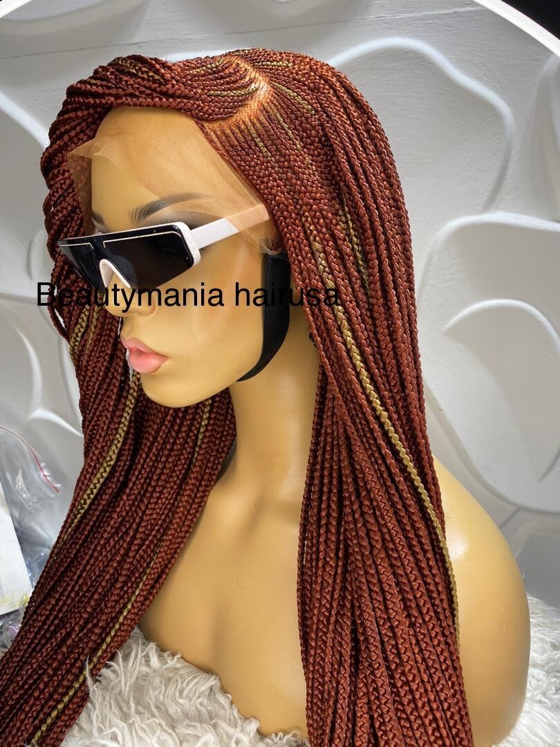 braided wig: Full Lace handmade Braid wig.  PREORDER 3-4 Weeks