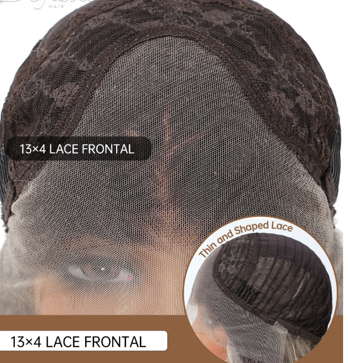 Long Wavy Rooted Pale Blonde Mix Lace Front Synthetic Hair Heat Ok Wigs