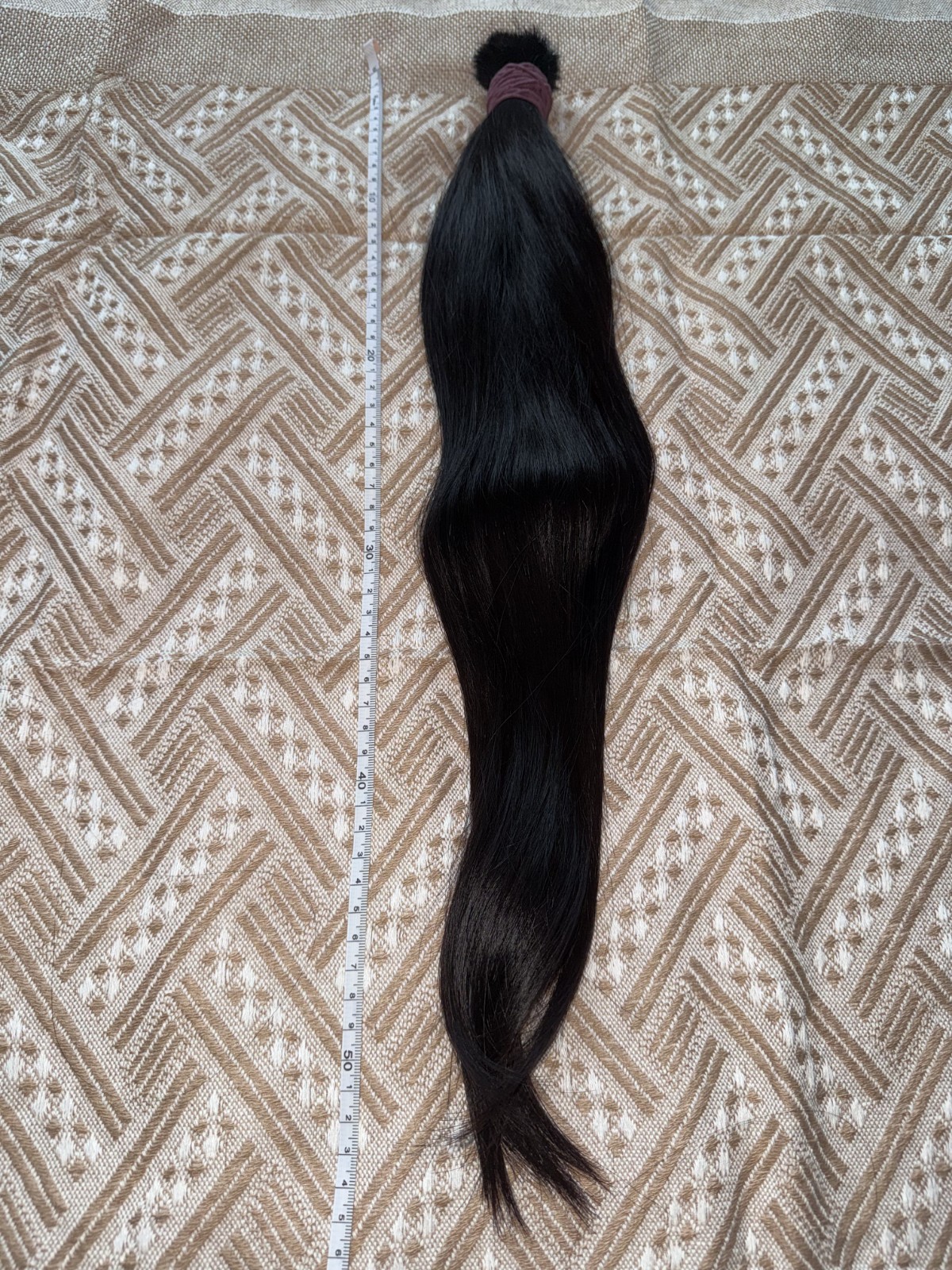 21″ 150g Thick Real Human Hair Ponytail Natural Black Brown Black A129