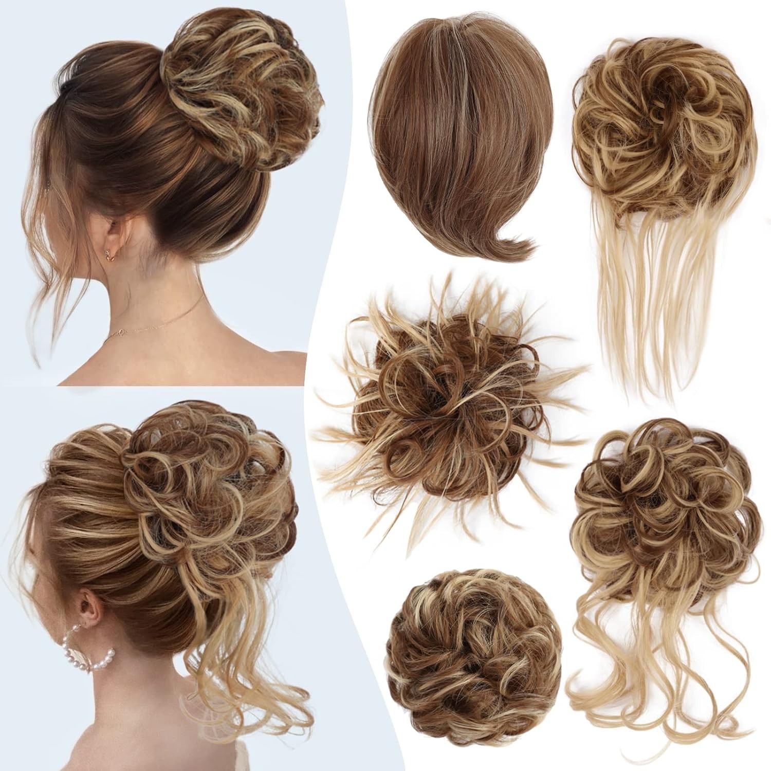 Synthetic Messy Hair Bun Collection