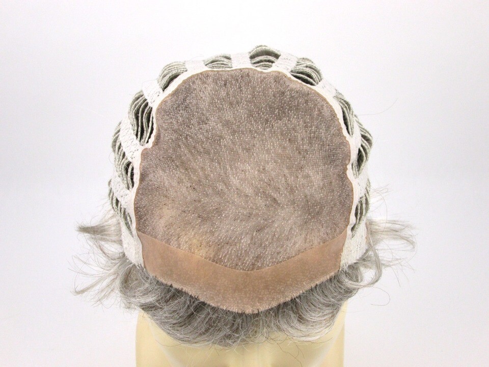 MENS MALE SHORT SLIGHTLY WAVY HAIR MONOFILAMENT FRONT HAND-TIED EDGES ALEX WIG