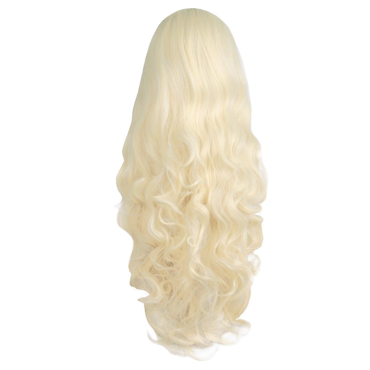 Dramatic 32″ Light Blonde Cosplay Wig with Spiral Curls for Anime Characters
