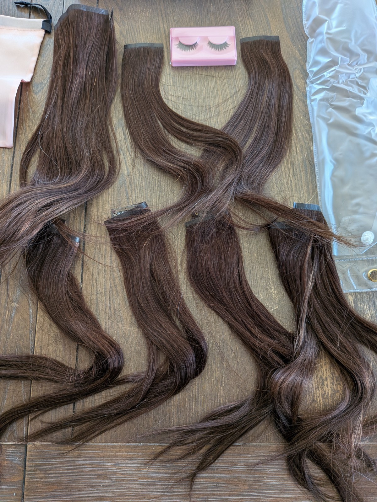 Lacerhair Clip In Human Hair Extensions Natural Brown #2
