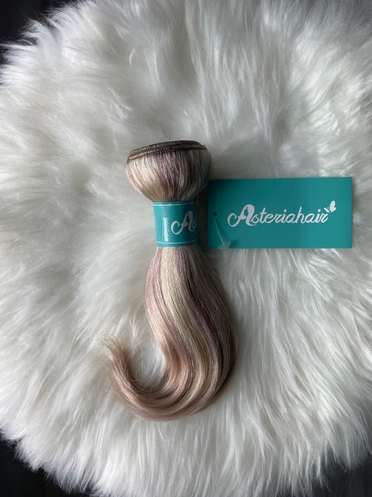 Platinum Ash Blonde 613 Straight 8″ Human Hair 6 Bundles with 13×4 HD Closure