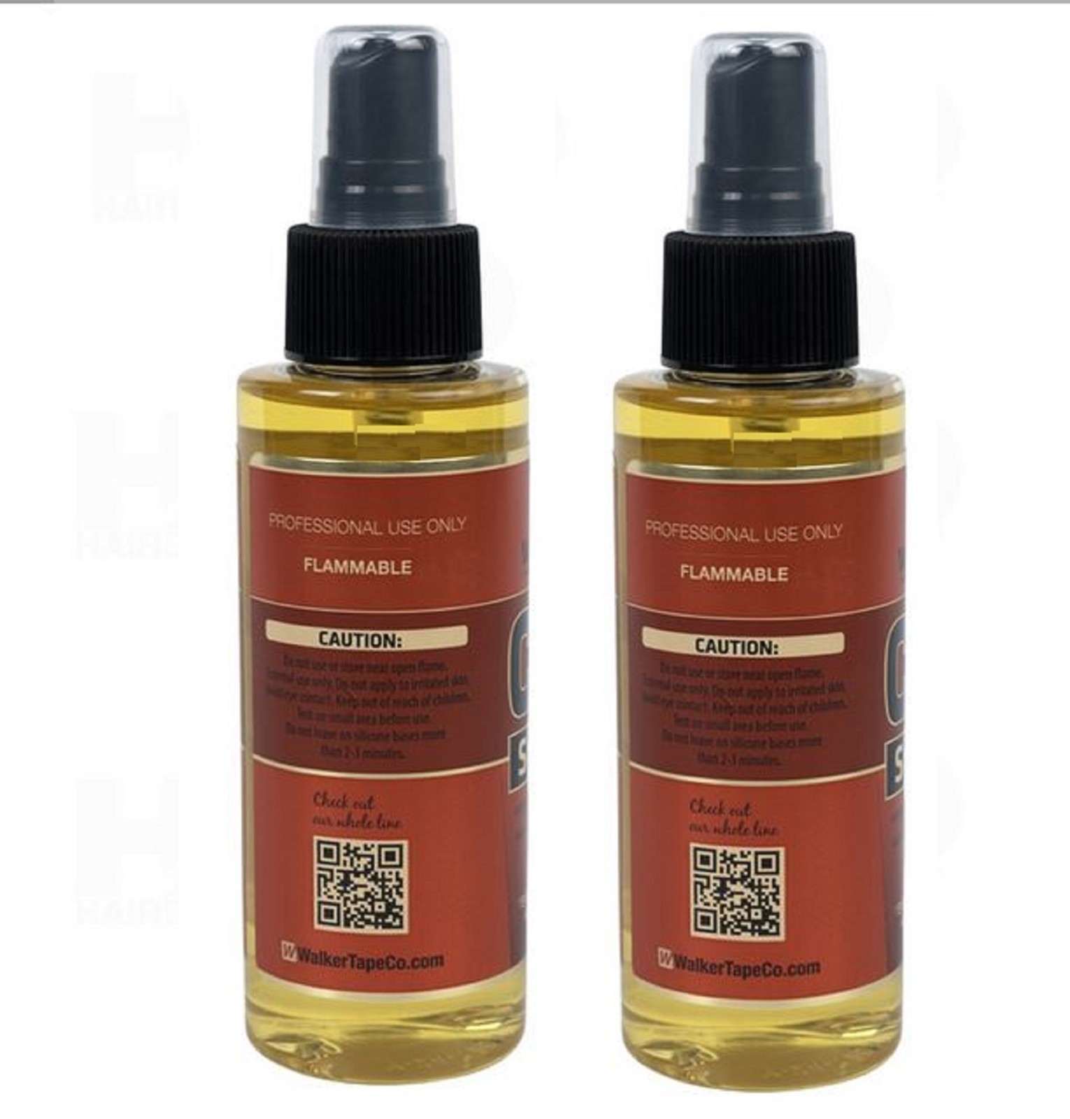 WALKER C-22 4oz.2 Bottles of.Citrus Solvent Remover ~Lace Wig & Toupee.