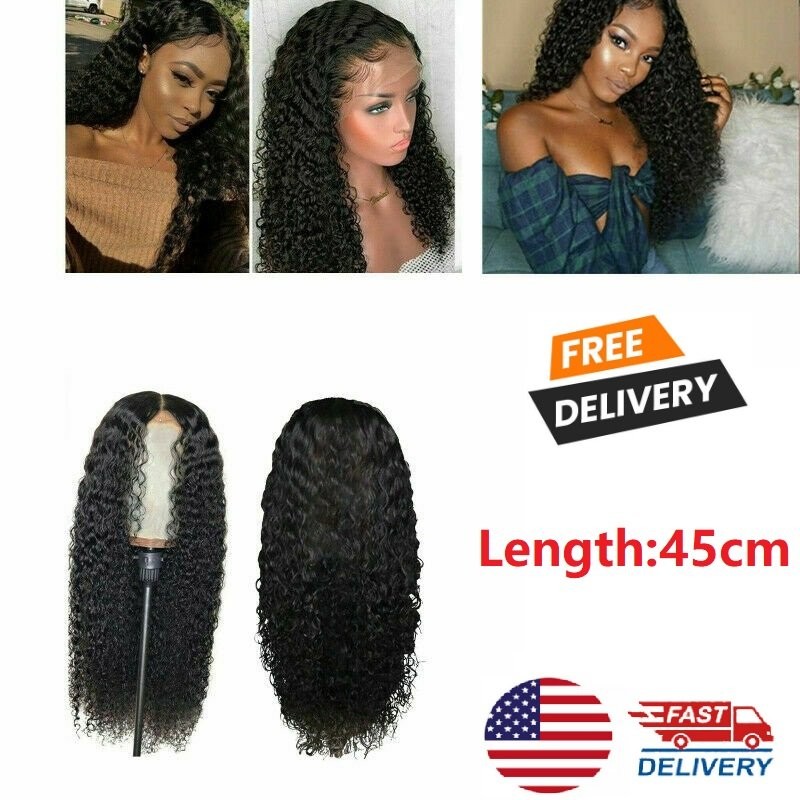 18 Inch Lace Front Wigs Human Hair Pre Plucked Brazilian Wet and Wavy Human Hair