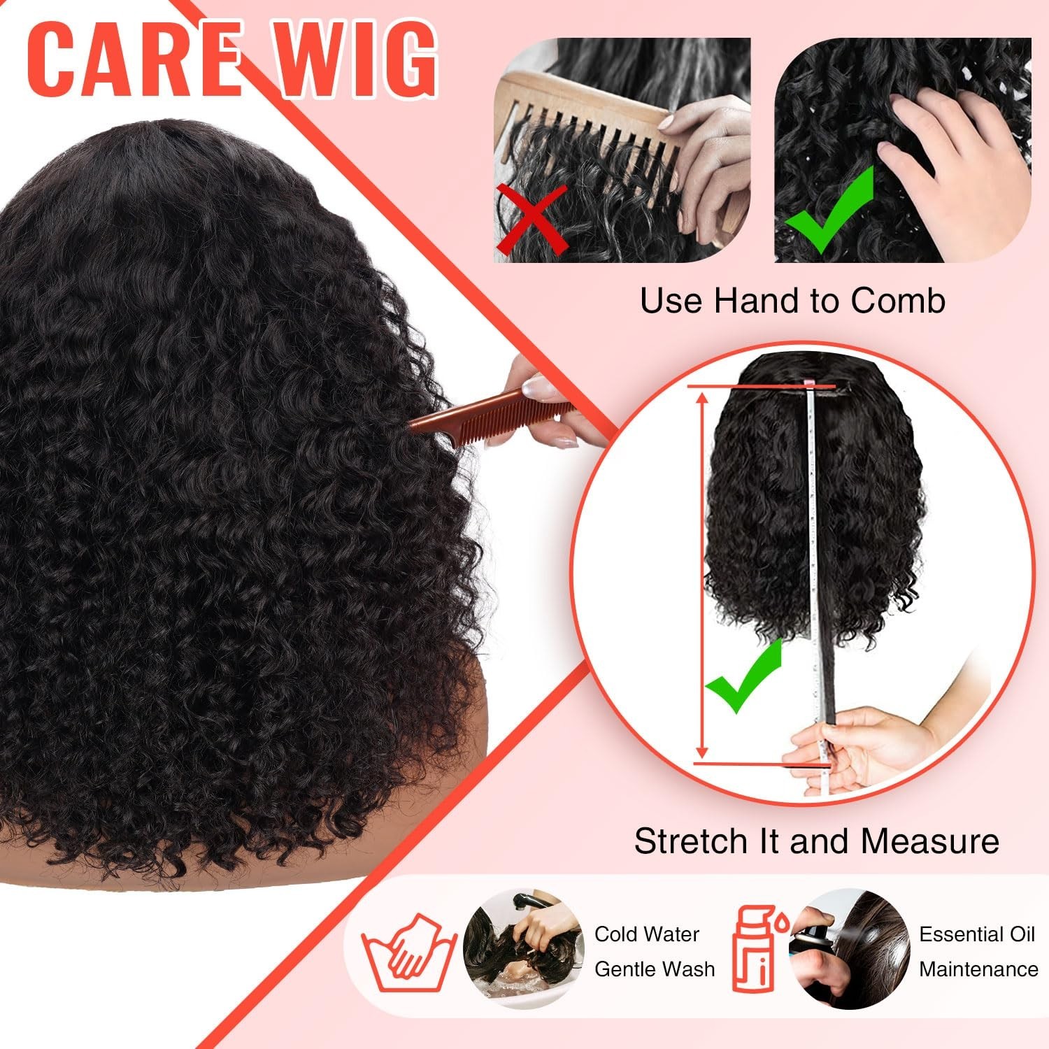 Short Curly Human Hair Wigs 13×4 Curly Bob Wig Human Hair for Black Women