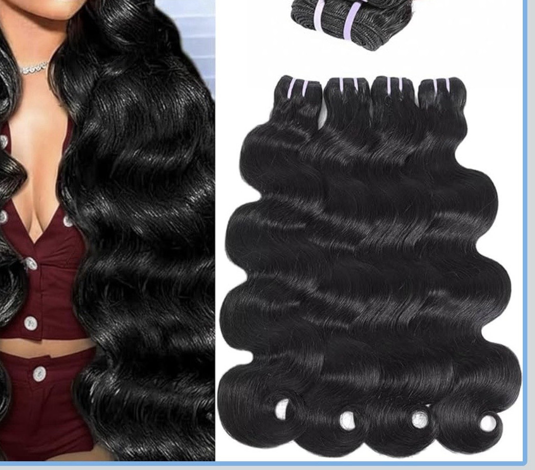 12A Human Hair Bundles 20 22 24 26 Inch Body Wave Brazilian Virgin Hair 100%
