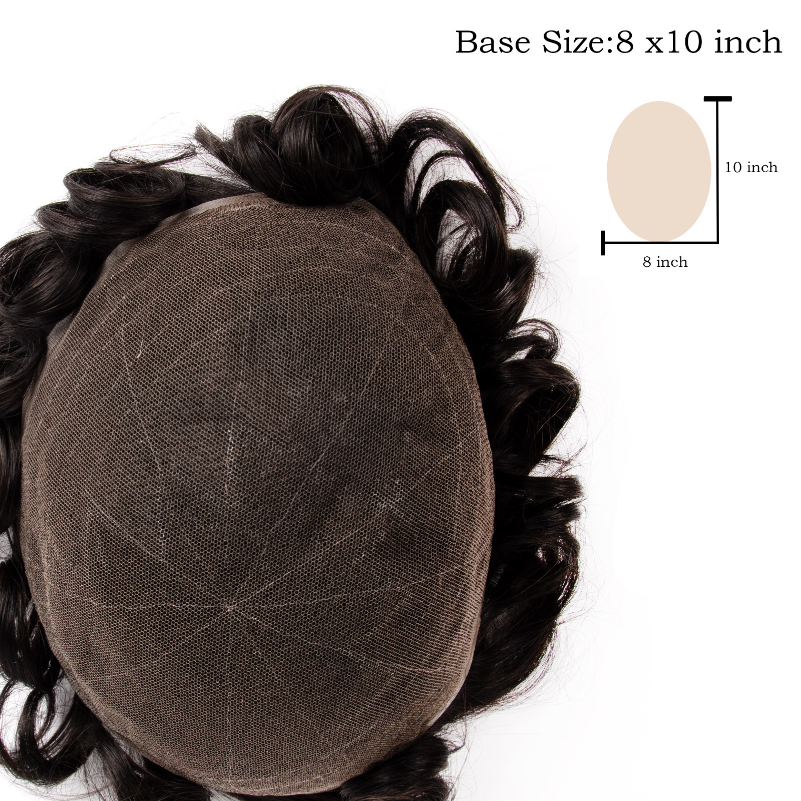 GEX Toupee For Men All Swiss Lace ToupeeHuman Hair Replacement System Hairpieces