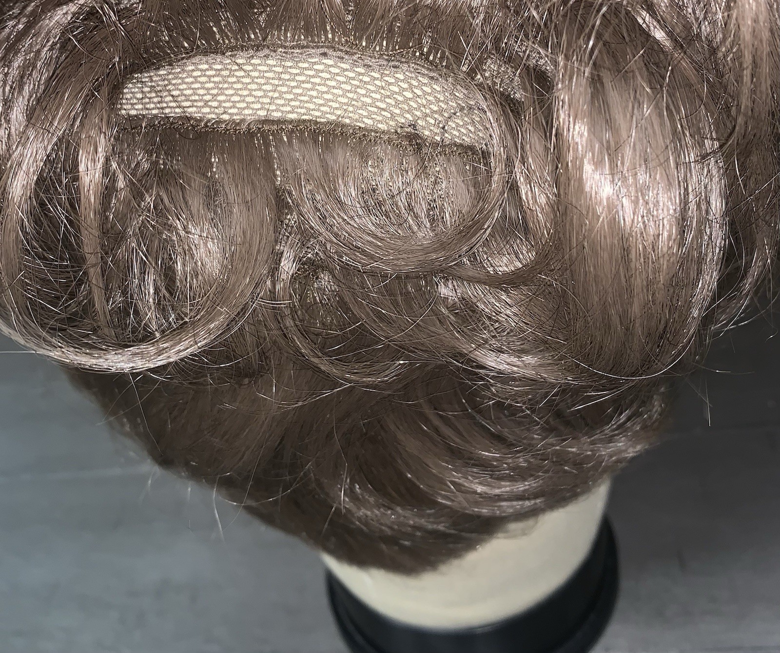 B9 VTG 70s WONDERLON 70 USA WIG HAIR PIECE LIGHT BROWN SHORT LAYERED BANGS ML100