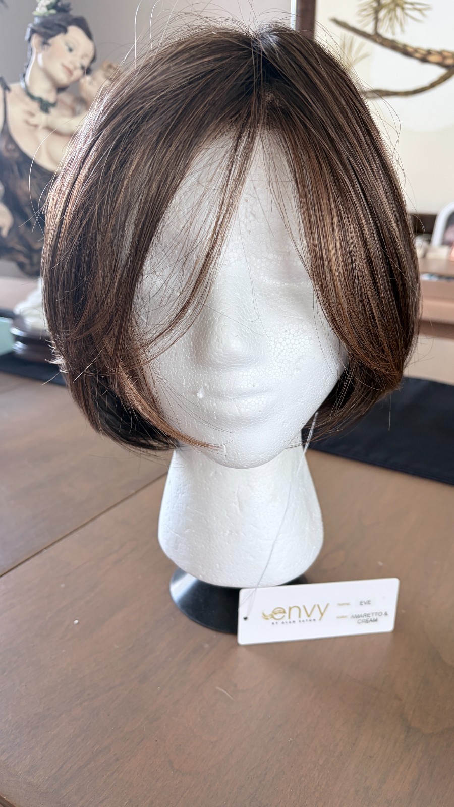 EVE Wig by ENVY Mono Part & Lace Front Amaretto & Cream NWT