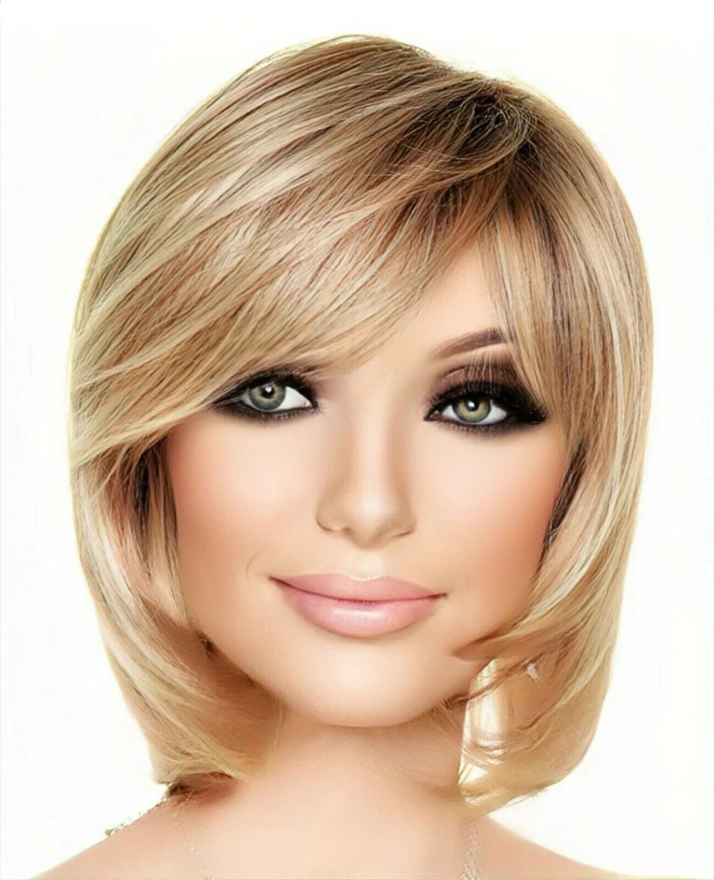 Hairdo Razor Cut | Heat-Friendly Synthetic Hair | SS14.88 Rooted Golden Wheat