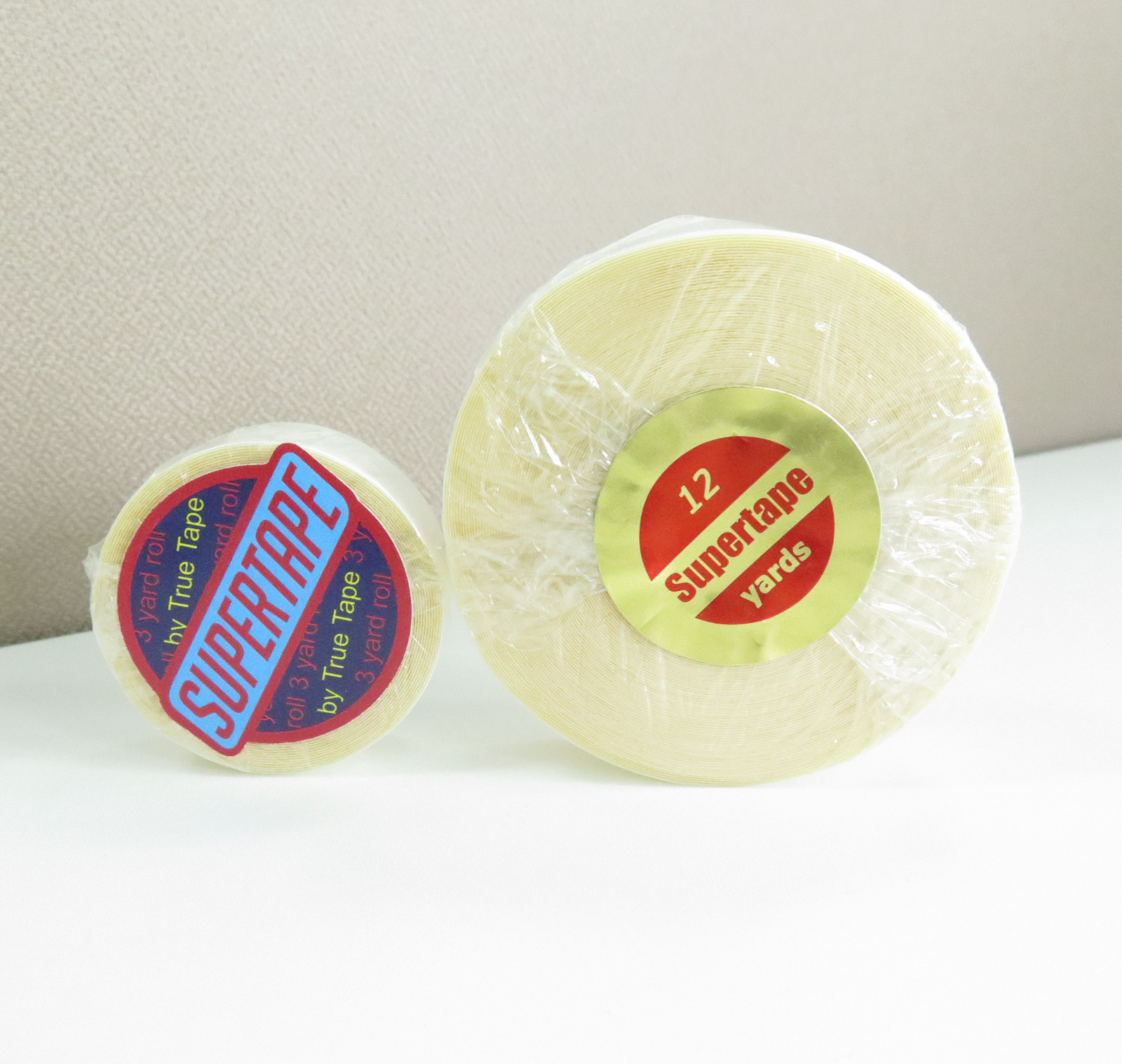 True Tape Super Roll Tape for Wigs Hair Replacement Adhesive Various Sizes