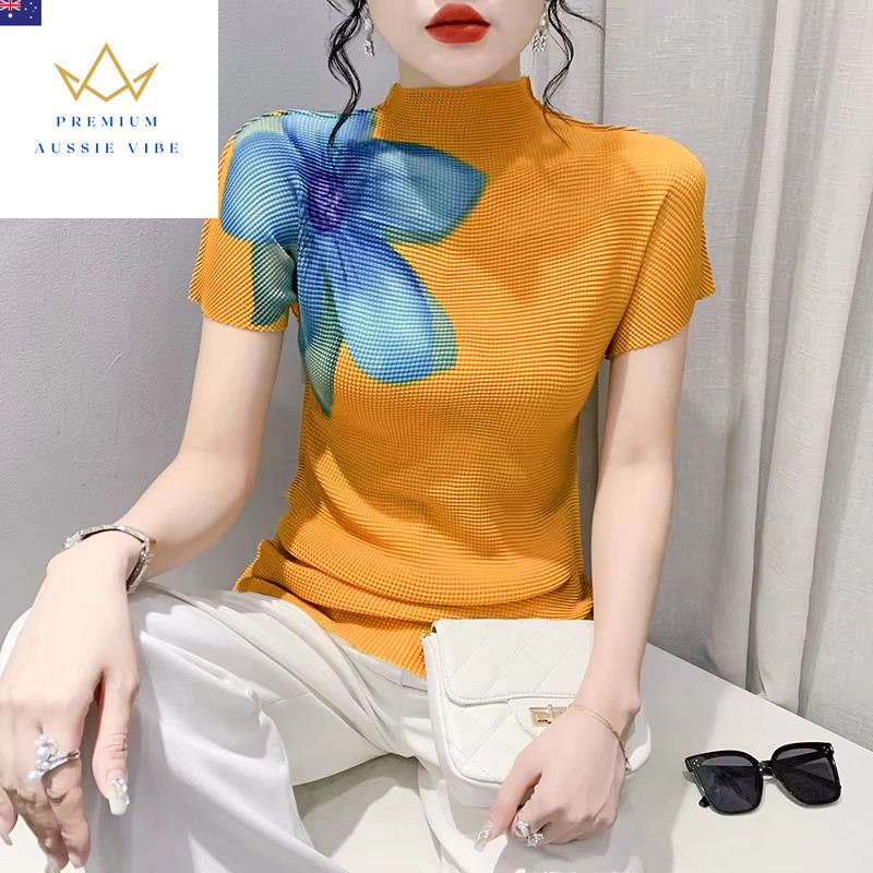 2023 New Summer European Clothes High Quality T-Shirt Women Fashion Design Sexy