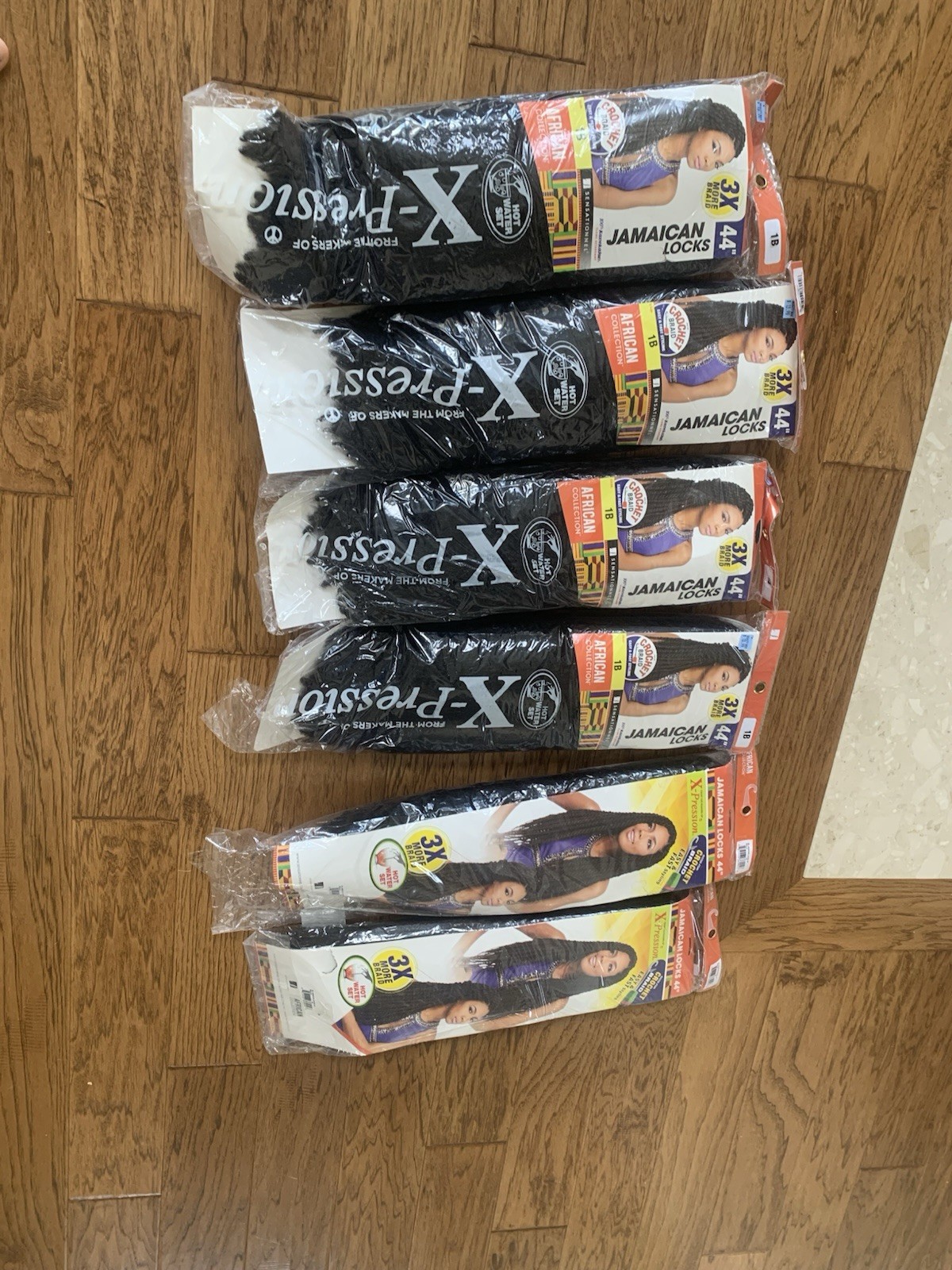 African Jamaican Locks 44” Inch 44 (LOT Of 6) Sensationnel Crochet Braid Hair