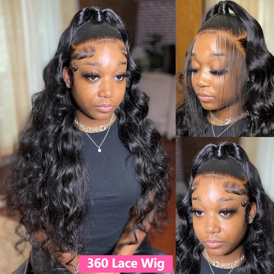 13×4 13×6 Lace Front 360 Lace Frontal Wig Human Wigs Women 5×5 Wig 200 Density