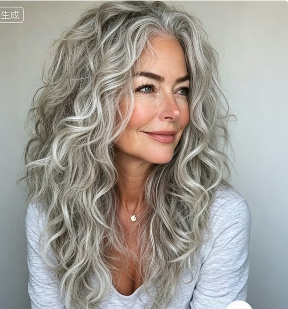 22 Inch Gray Blonde Wave Wigs 100% Human Hair 13×4 Lace Front Wigs