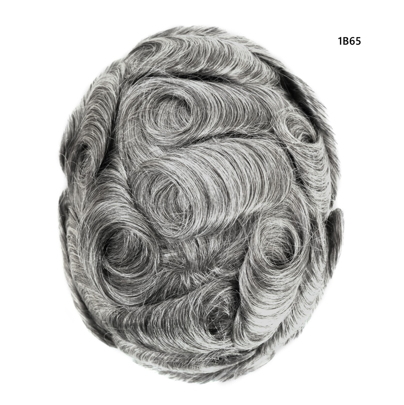男式发饰人体头发替换系统精细单色 Toupee 经济运输-