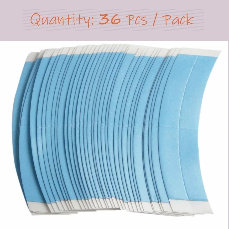 36 Pcs Lace Front Tape for Wigs, Waterproof Double Sided Strong Adhesive Wig…