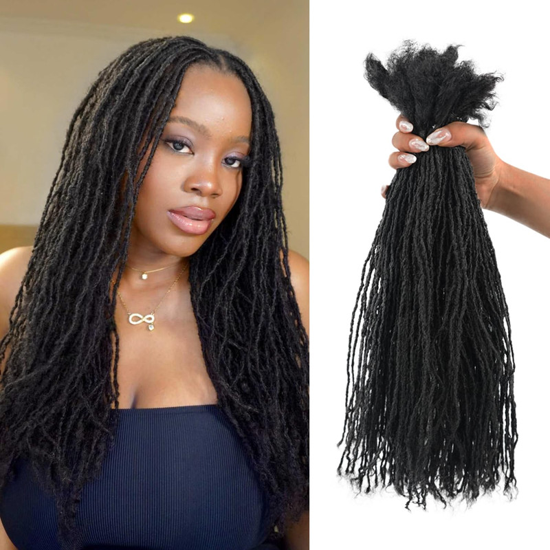 Originea Sister Locs Extensions Human Hair Curly Tips Permanent Micro Locs