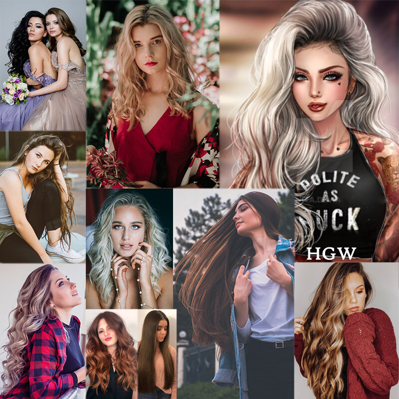 Extra Thick Long Curly Ombre One Piece Full Head Clip In Hair Extension As Human