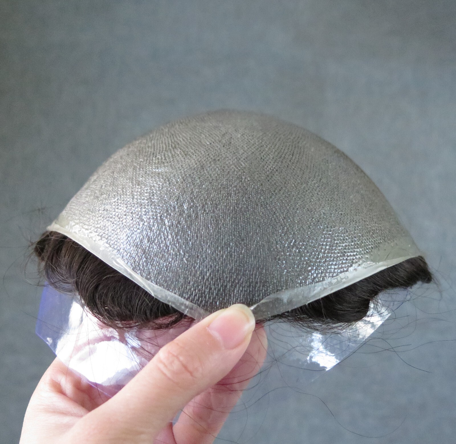 Ultra Thin Skin Mens Toupee Natural Real Human Hair System Hairpieces 7×9