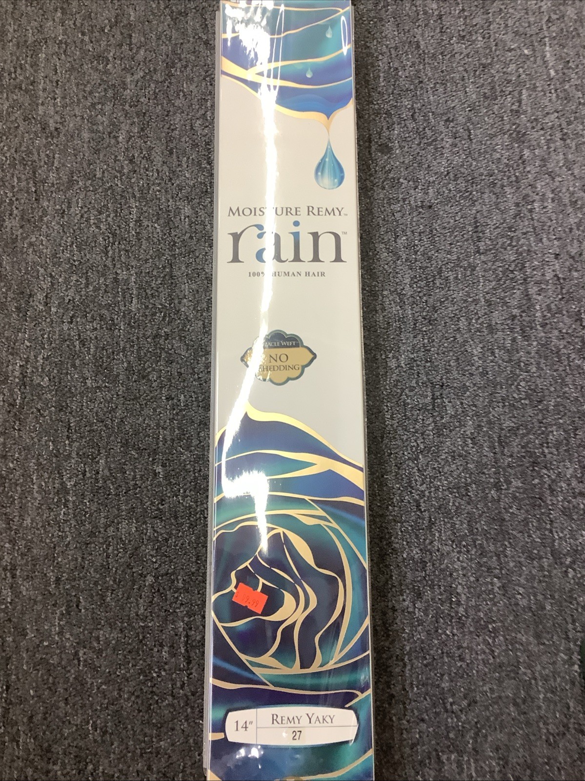 Moisture Remy Rain Yaky_100% Human Hair Weave Extension 14 Inches Color 27