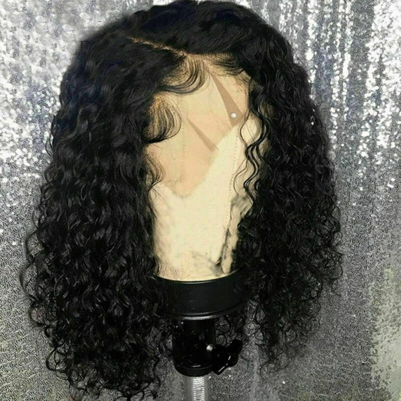18 Inch Lace Front Wigs Human Hair Pre Plucked Brazilian Wet and Wavy Human Hair