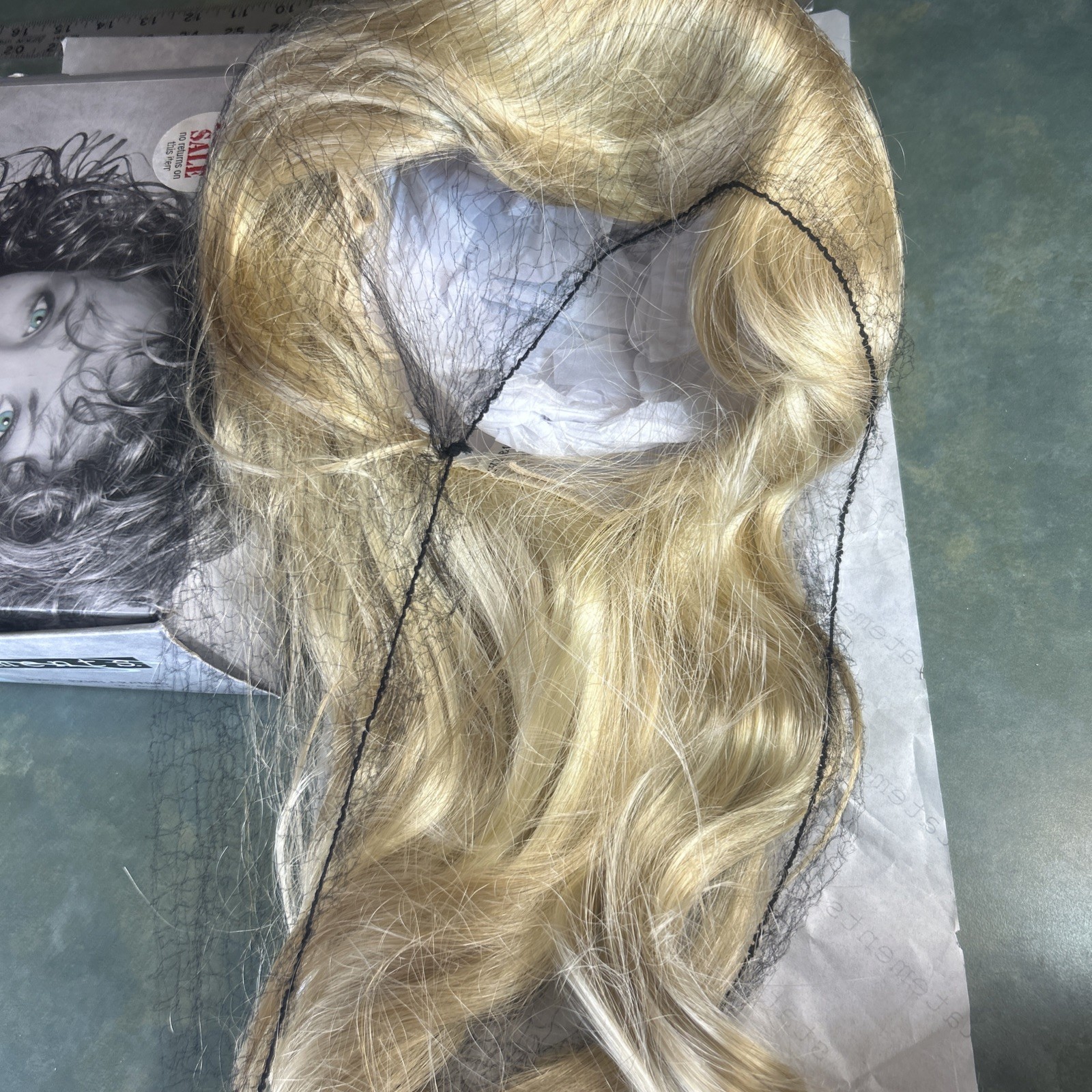 Statements Exhilarating Wig 26-613AT Blonde Bangs Average Sz TWC As Is Read