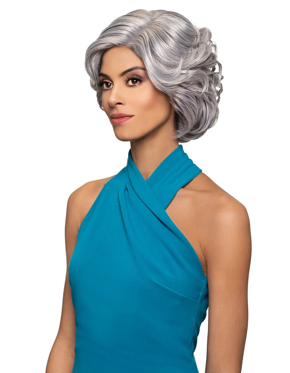 Foxy Silver VICKIE Wig, Stylish and Natural-Looking Synthetic Wig