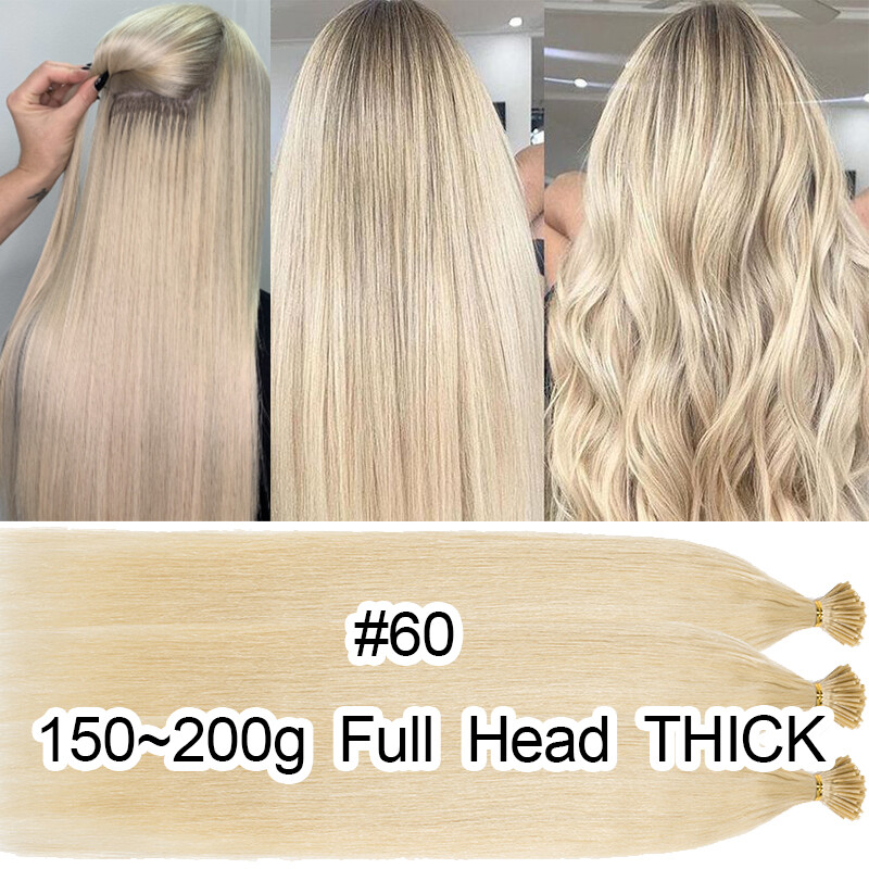 CLEARANCE I Tip Stick Extensions 100% Human Real Remy Hair Extensions 200Strands