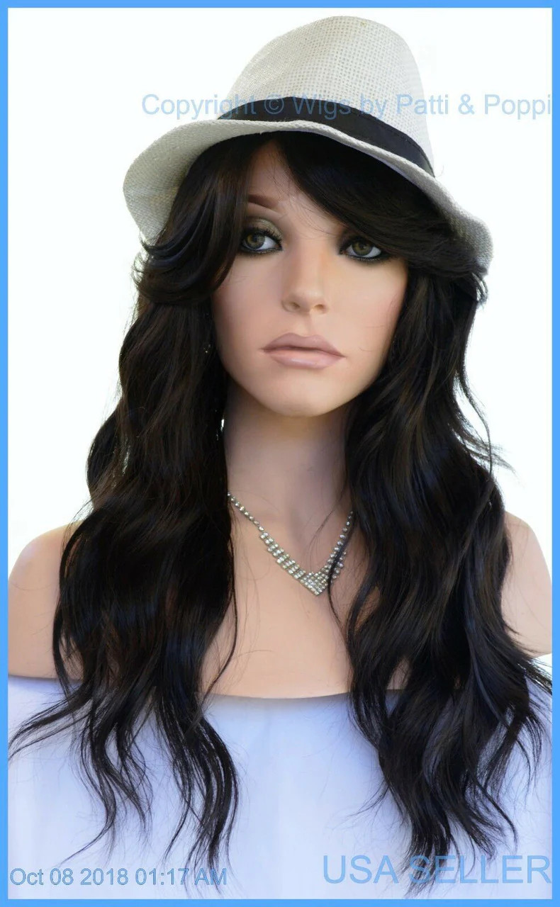 LACE FRONT HAND TIED EAR TO EAR LACE HEAT FRIENDLY COLOR #2 WIG USA SELLER 1314