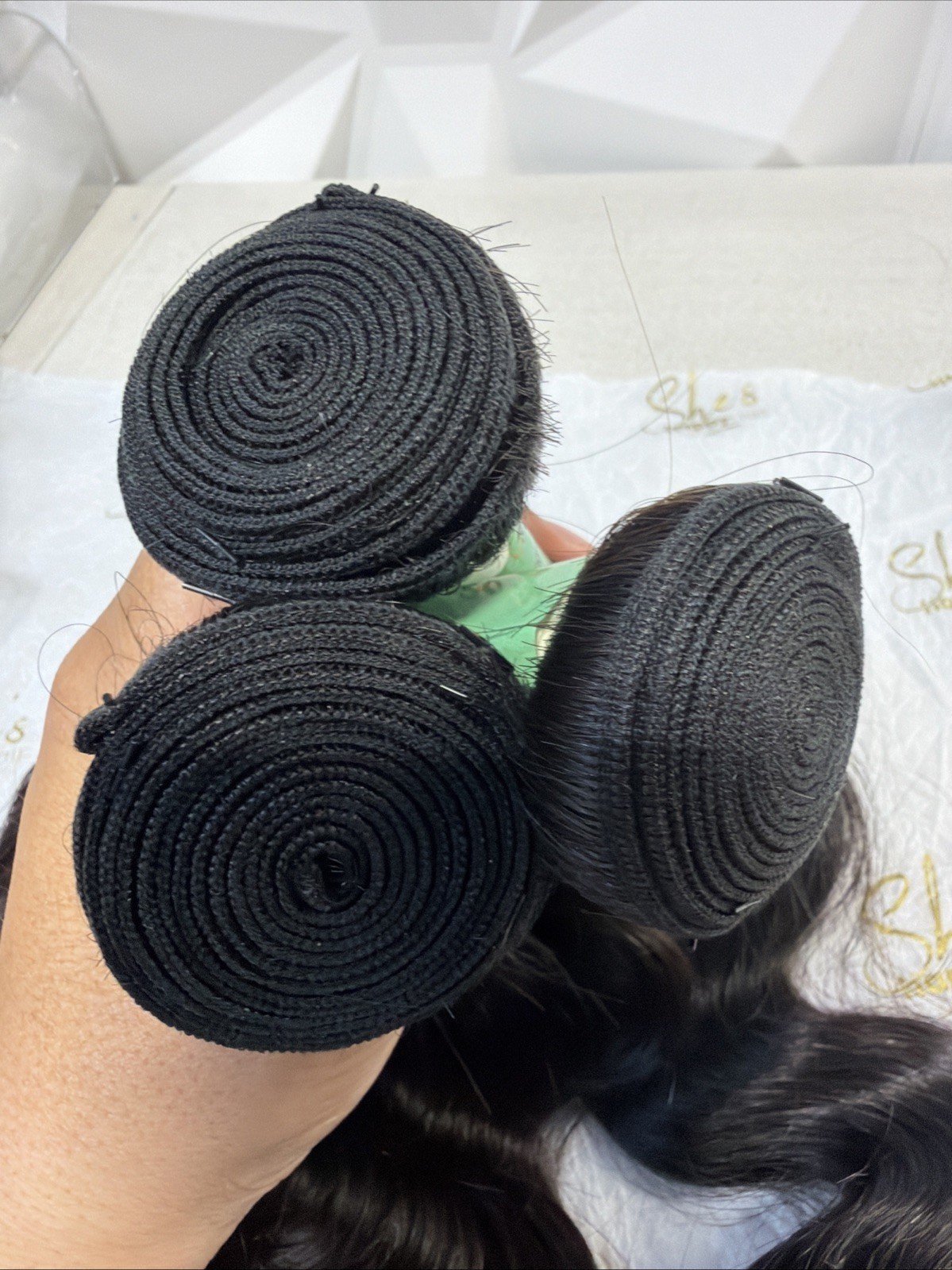 Malaysian Raw Human Hair SHES HAPPY HAIR 16,18,20in