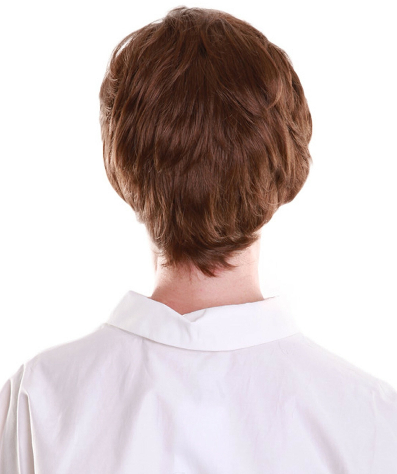 Sophia – Straight Kanekalon Synthetic Fiber Full Wig, 1.5-6 in, Light Brown
