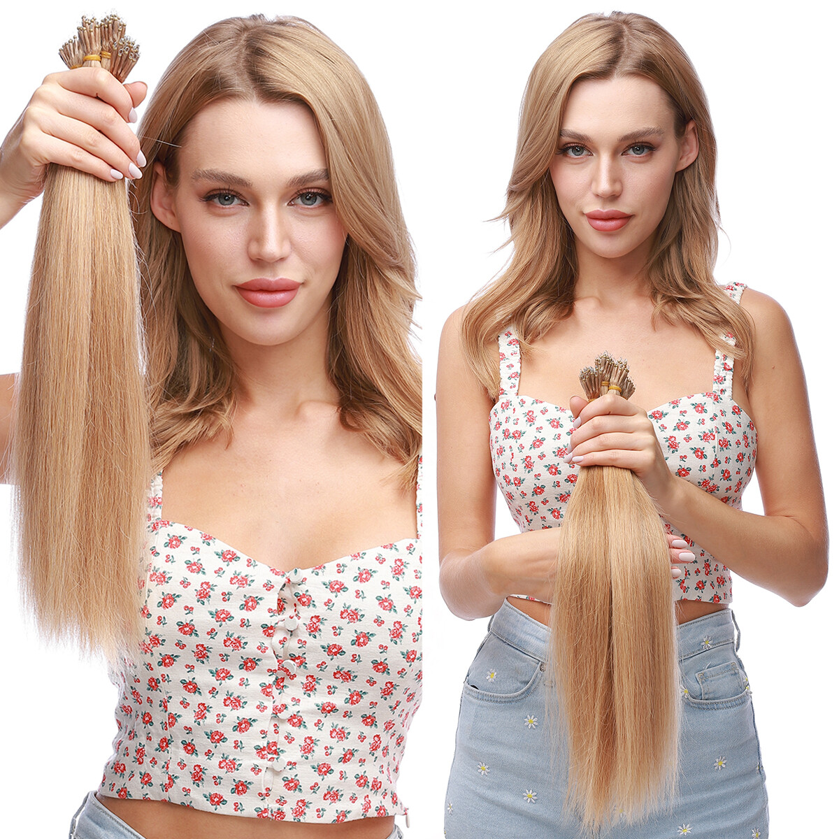 CLEARANCE Nano Ring 100% Human Remy Hair Extensions Micro Loop Beads Ombre 100pc