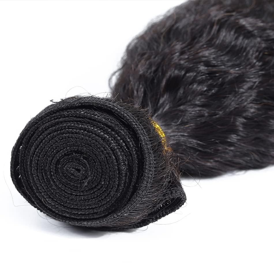 Giginger Brazilian Human Hair Bundles 24 26 28 Inch Natural Black Yaki Wave