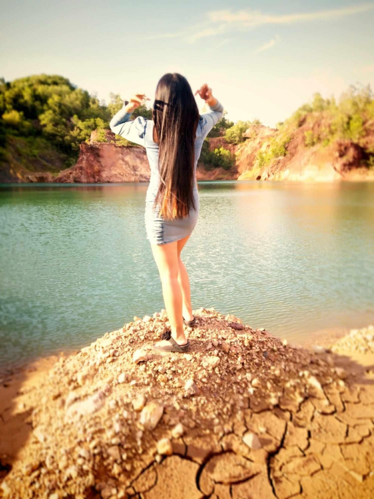 25″ Natural Human hair Ponytail fresh cut 130g A111