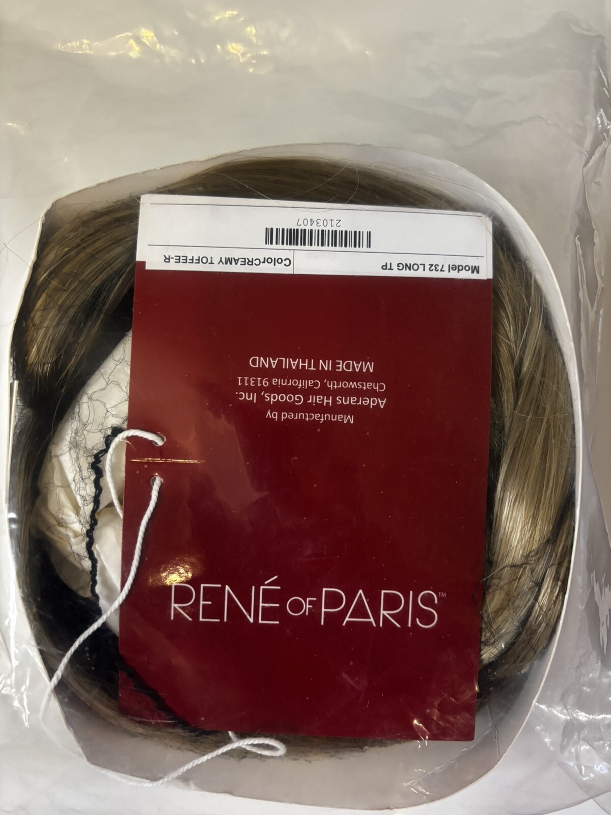 Rene Of Paris Hair Topper – #732 in color Creamy Toffee