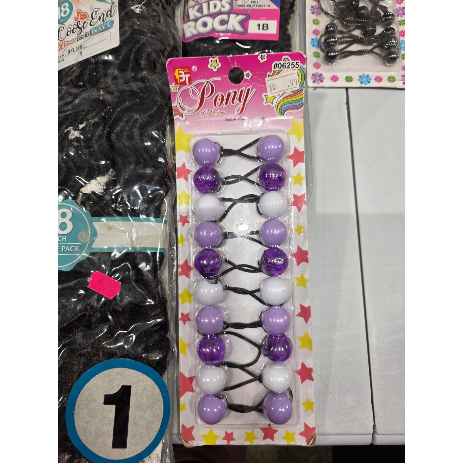 Lot of Crochet Hair Weave Bundles & Hair Accessories for Braiding Locs