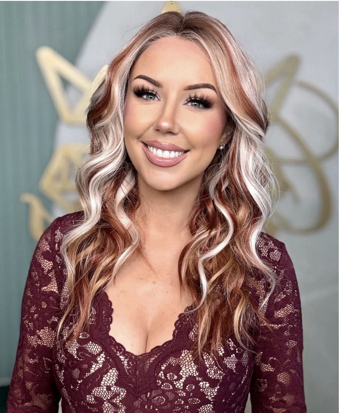 Chelsey Smith Cosmetics Sharpay Cowboy Copper Midi Monofilament Wig