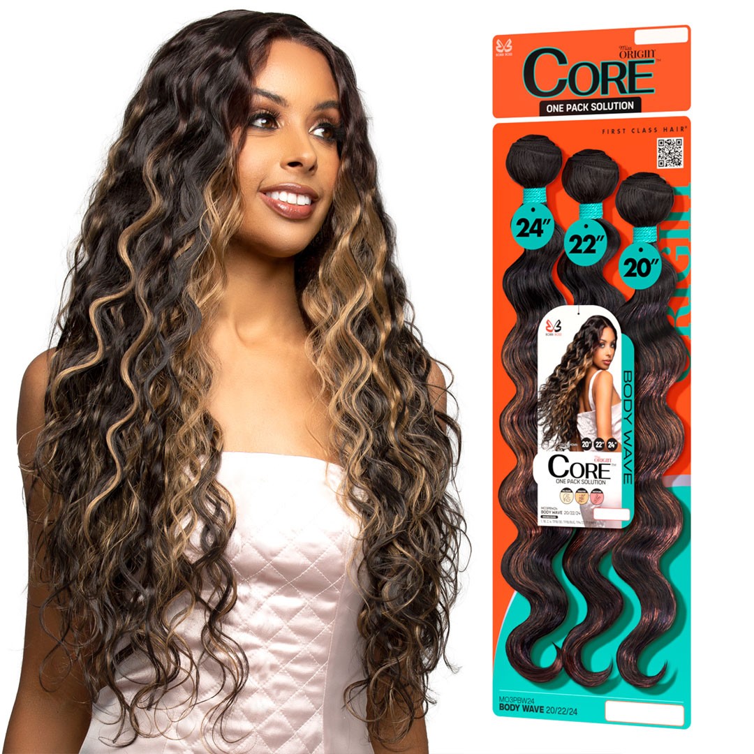 Bobbi Boss Miss Origin Core Weave 3 Pcs – Body Wave 20″22″24″