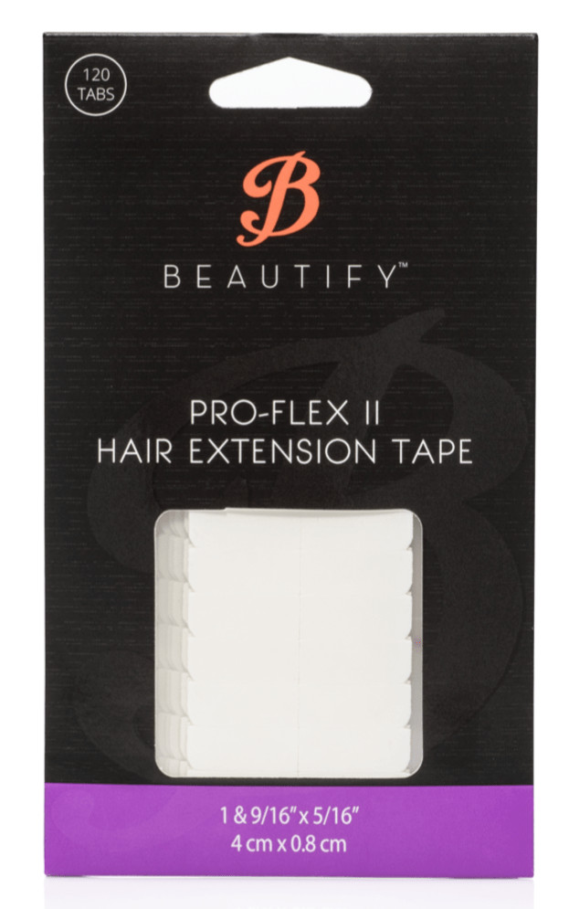 WALKER- PROFLEX11 -BEAUTIFY HAIR EXTENSION DOUBLE-SIDED PRE CUT 120TAPE TABS-NEW