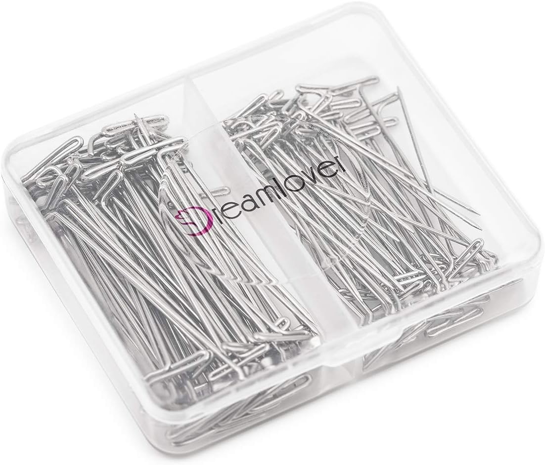 100PCS High-Quality Mannequin Pins for Wig Heads – 1.5 & 2 Inch Durable Iron
